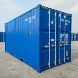 20 fuß high cube seecontainer | blau | csc zertifizierung | weltweite lieferung
