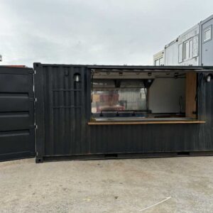 20 Fuß High Cube Restaurant Container – Einrichtungsoptimiert für mobile Gastronomie