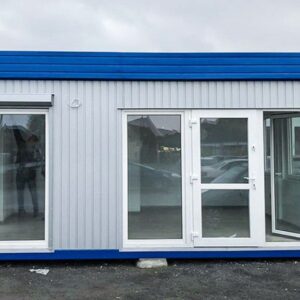 Verkaufscontainer 29,4 m² – Modulare Lösung für Einzelhandel und Gewerbe